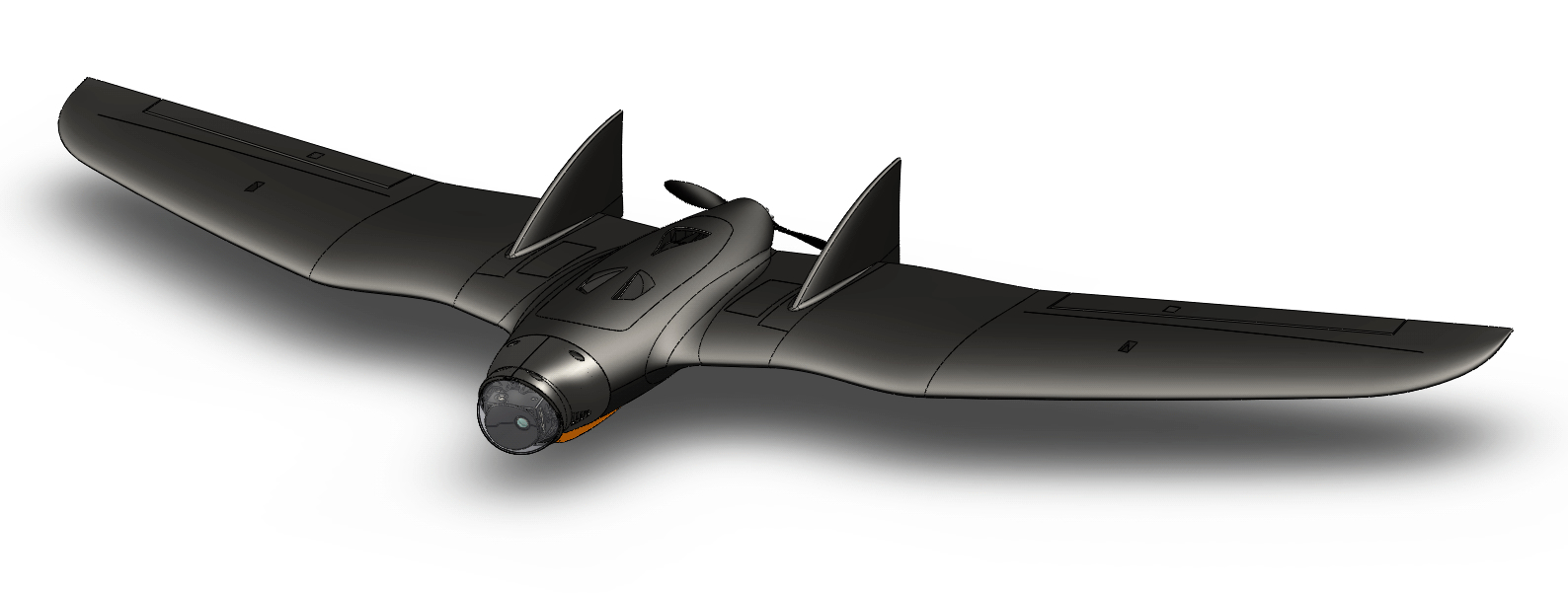 RVJET 1950 mm FPV flying wing with pan and tilt dome ※在庫有り! RVJET 1950 mm FPV flying wing with pan and tilt dome ※在庫有り!