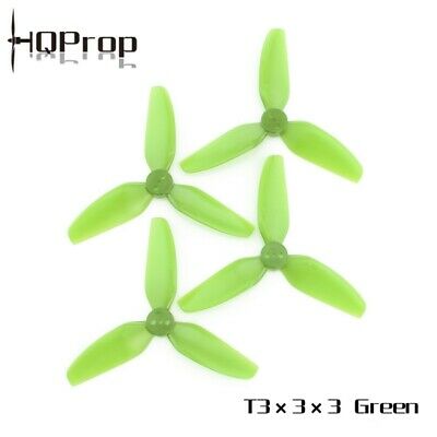 HQ Durable Prop T3X3X3 Green (2CW+2CCW)-Poly Carbonate
