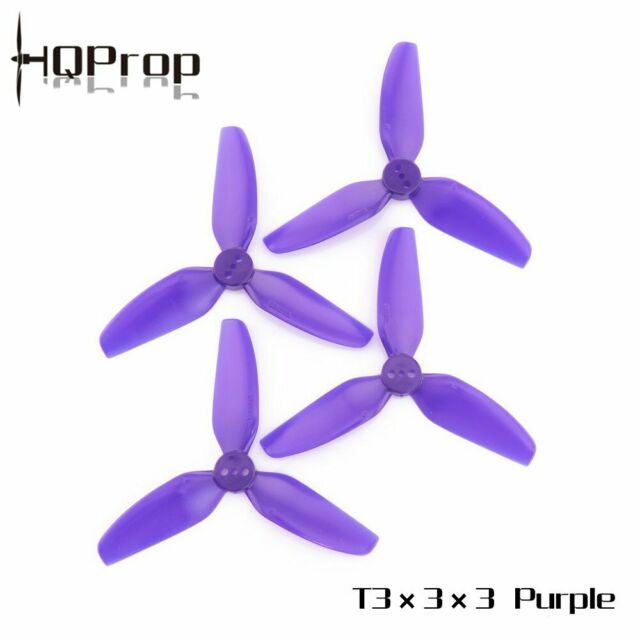 HQ Durable Prop T3X3X3 Purple (2CW+2CCW)-Poly Carbonate