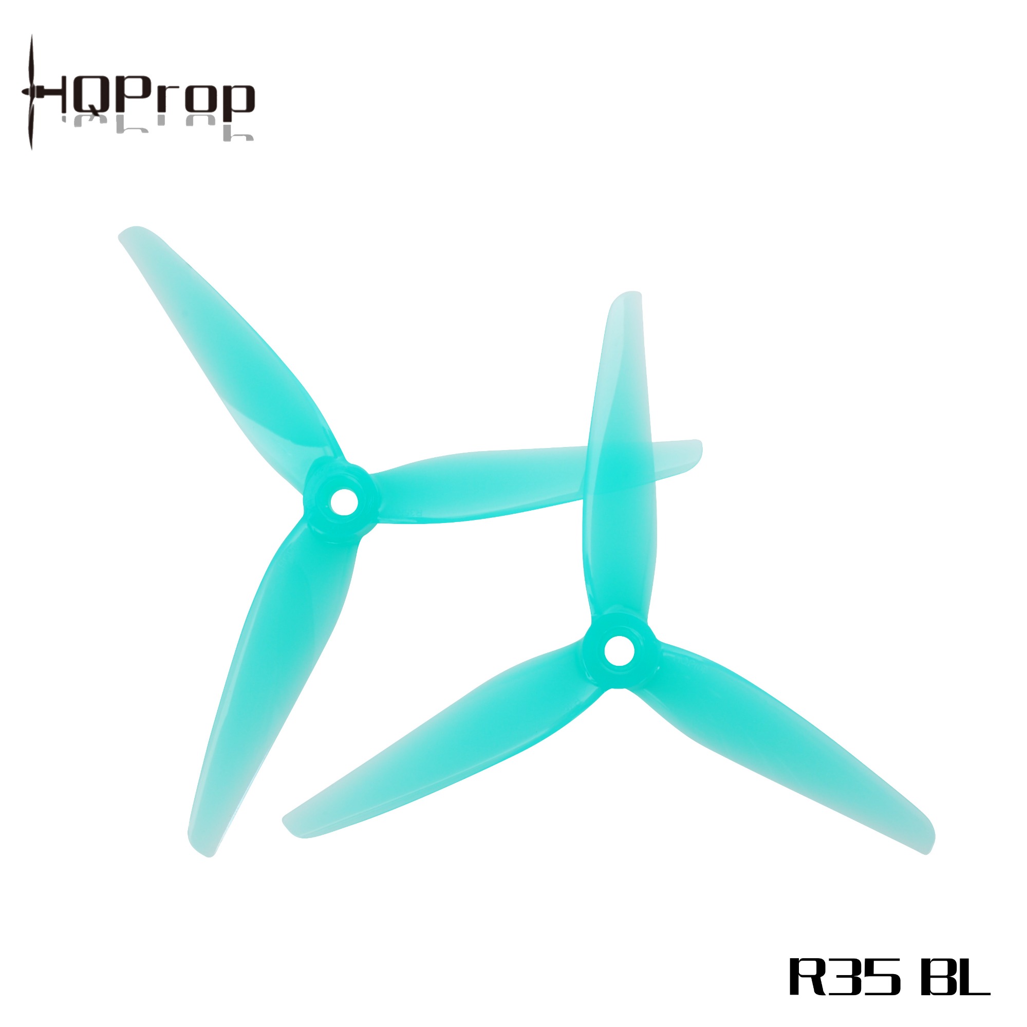 HQ Racing Prop R35 Blue (2CW+2CCW)-Poly Carbonate