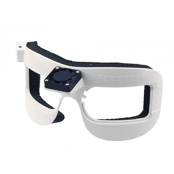 FatShark Dominator Faceplate with Built-In Fan(White) FatShark Dominator Faceplate with Built-In Fan(White)