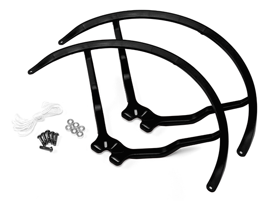 9 Inch Plastic Universal Multi-Rotor Propeller Guard - Black (2s 9 Inch Plastic Universal Multi-Rotor Propeller Guard - Black (2s