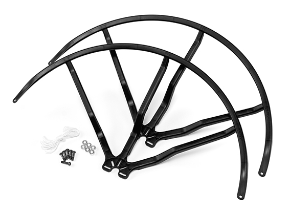 10 Inch Plastic Universal Multi-Rotor Propeller Guard - Black (2 10 Inch Plastic Universal Multi-Rotor Propeller Guard - Black (2