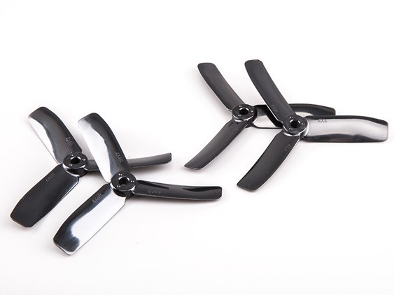 BeeRotor 4x4" 3 Blades Bullnose Propeller - Black(2pairs) BeeRotor 4x4" 3 Blades Bullnose Propeller - Black(2pairs)