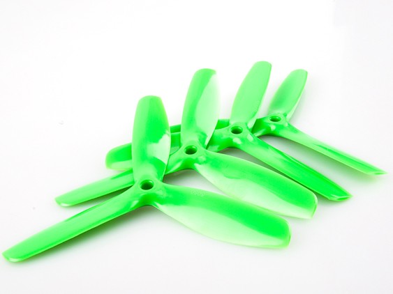 BeeRotor 5x5" 3 Blades Bullnose Propeller - Green(2pairs) BeeRotor 5x5" 3 Blades Bullnose Propeller - Green(2pairs)