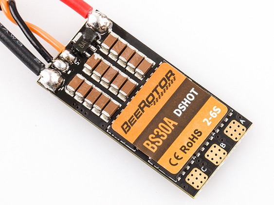 BeeRotor DSHOT600 BS30A BLHeli_S ESC 2-6S BeeRotor DSHOT600 BS30A BLHeli_S ESC 2-6S