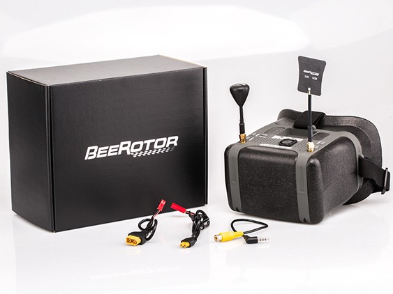 BeeRotor BVONE 5.8G 40CH Diversity FPV DVR Goggles 5" LCD BeeRotor BVONE 5.8G 40CH Diversity FPV DVR Goggles 5" LCD