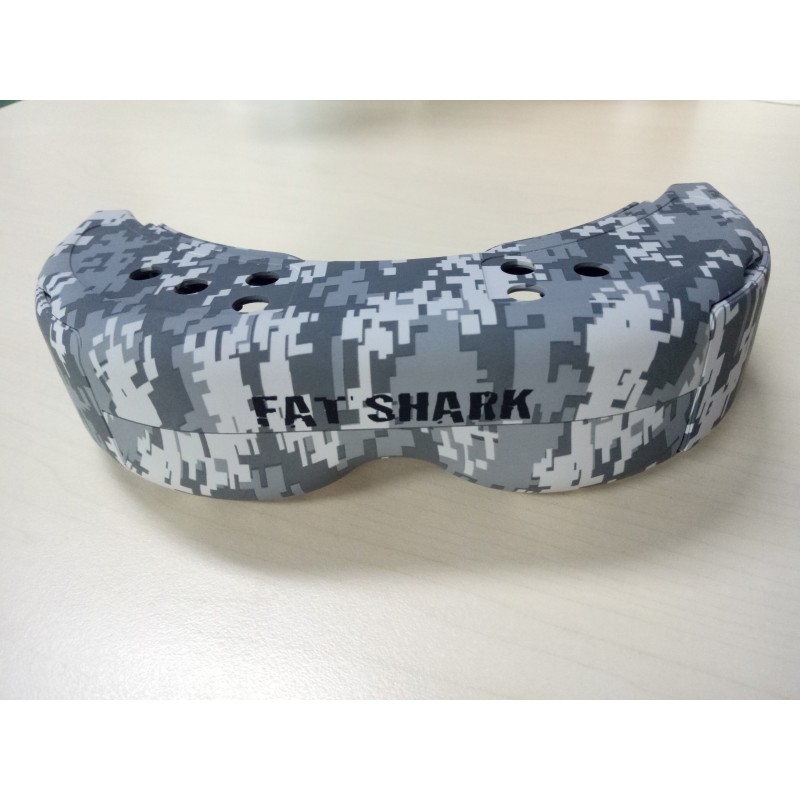 Fat Shark DOMHD2 grey camouflage shell full kit Fat Shark DOMHD2 grey camouflage shell full kit