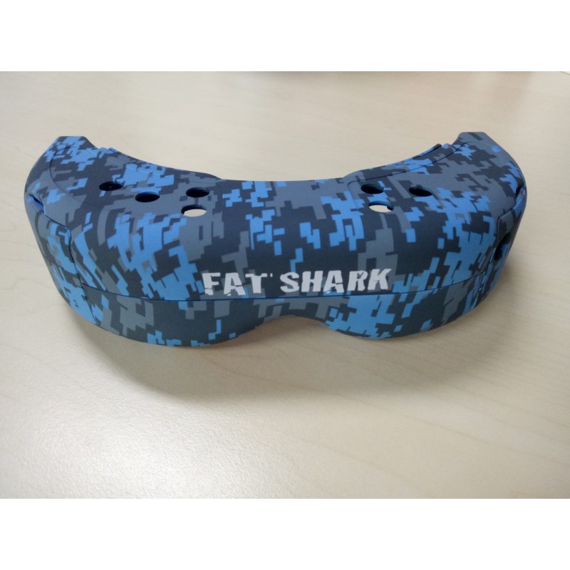 Fat Shark DOMV3 blue camouflage shell full kit Fat Shark DOMV3 blue camouflage shell full kit
