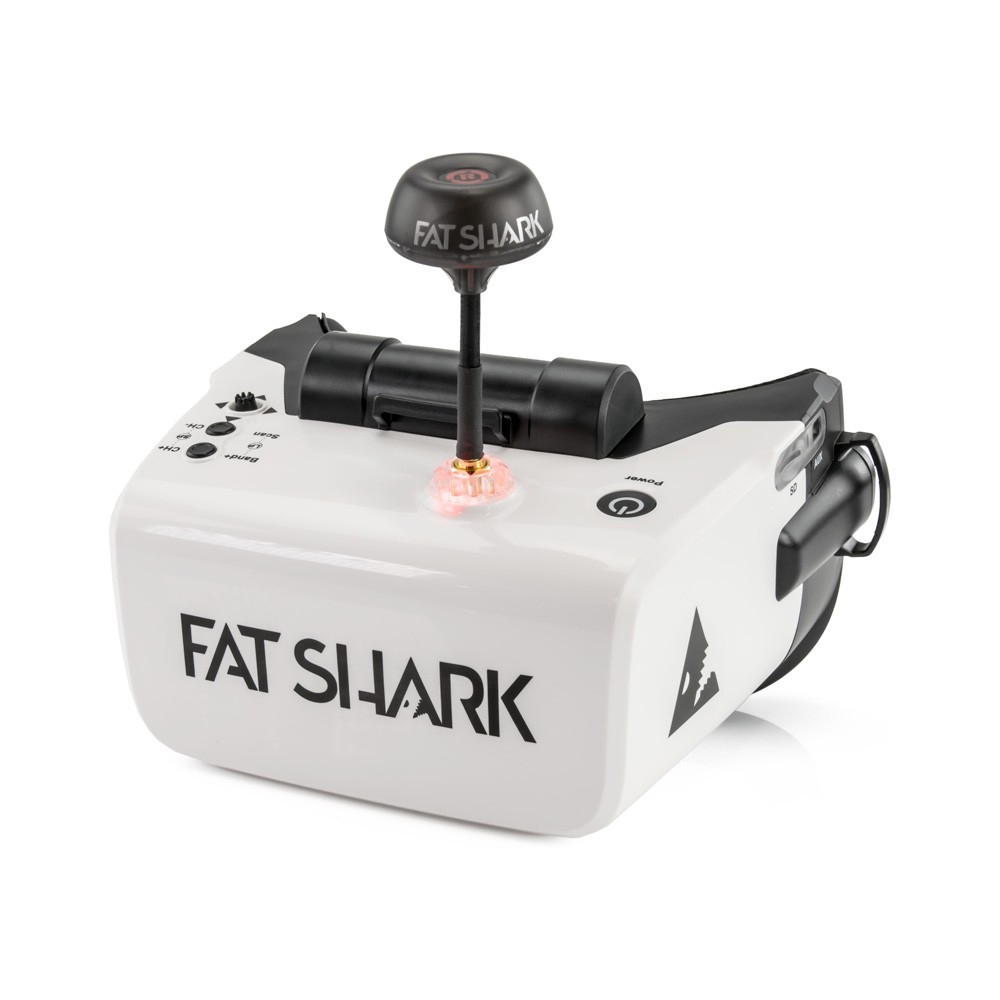Fat Shark Scout FPV Goggles（DVR付）メガネ対応品