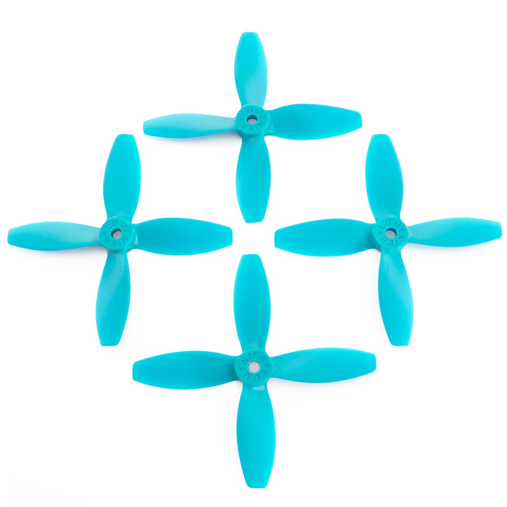 Lumenier 4x4x4 - 4 Blade Propeller (Set of 4 - Blue) Lumenier 4x4x4 - 4 Blade Propeller (Set of 4 - Blue)