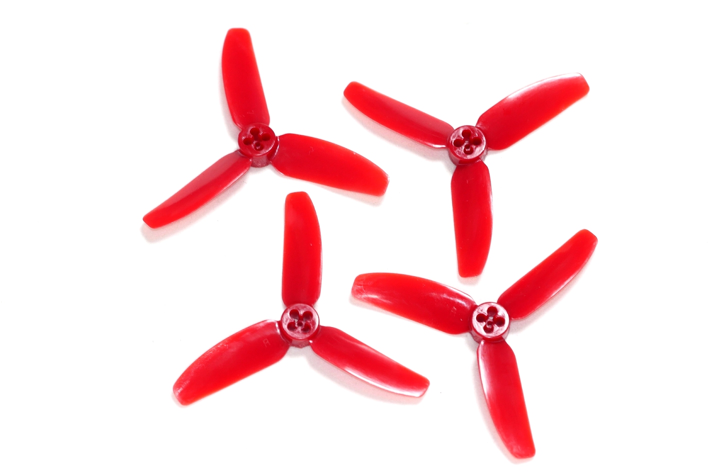 3030 BIFRC CW CCW Propeller 2Pair (Red) 3030 BIFRC CW CCW Propeller 2Pair (Red)