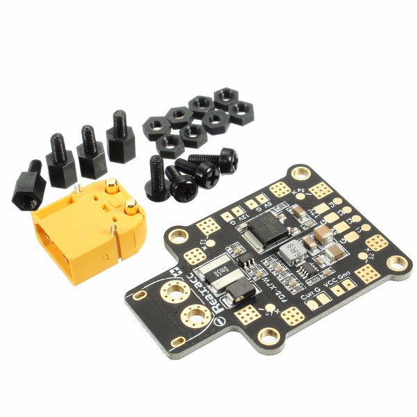 Realacc/Matek PDB-XPW 5V 12V Dual BEC PDB Built-in 140A with XT6 Realacc/Matek PDB-XPW 5V 12V Dual BEC PDB Built-in 140A with XT6