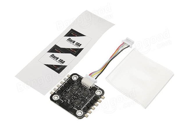 Racerstar Dark18A 18A 2-4S 4 In 1 BLHeli_S DSHOT600 (20x20mm) Racerstar Dark18A 18A 2-4S 4 In 1 BLHeli_S DSHOT600 (20x20mm)