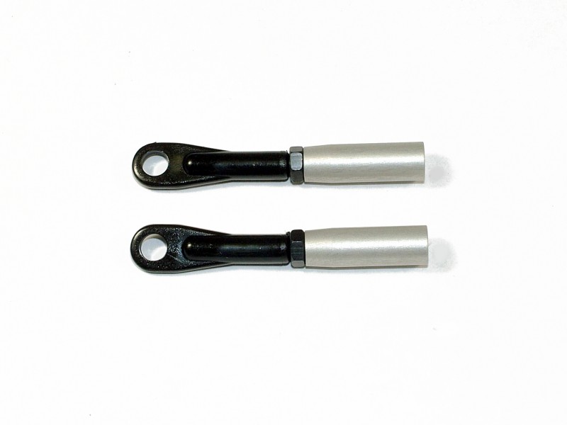 Quick UK Trex 550/600/700 Carbon Tail Pushrod Ends - S Quick UK Trex 550/600/700 Carbon Tail Pushrod Ends - S