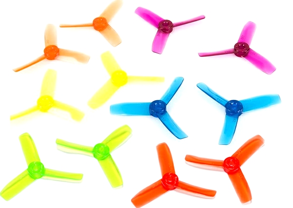 BeeRotor 3x3" 6 Color Clear Prop Rainbow Bag(18pairs) BeeRotor 3x3" 6 Color Clear Prop Rainbow Bag(18pairs)