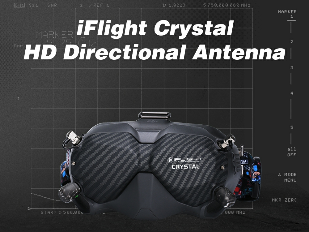 DJI Digital HD FPV Goggles用Crystal HD Patch Antenna DJI Digital HD FPV Goggles用Crystal HD Patch Antenna