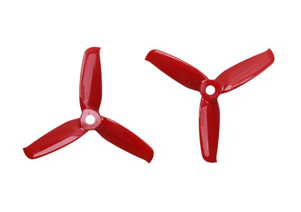 GEMFAN FLASH 3052 / 3 x 5.2" Tri-blade Propeller Set - Red (2CW GEMFAN FLASH 3052 / 3 x 5.2" Tri-blade Propeller Set - Red (2CW