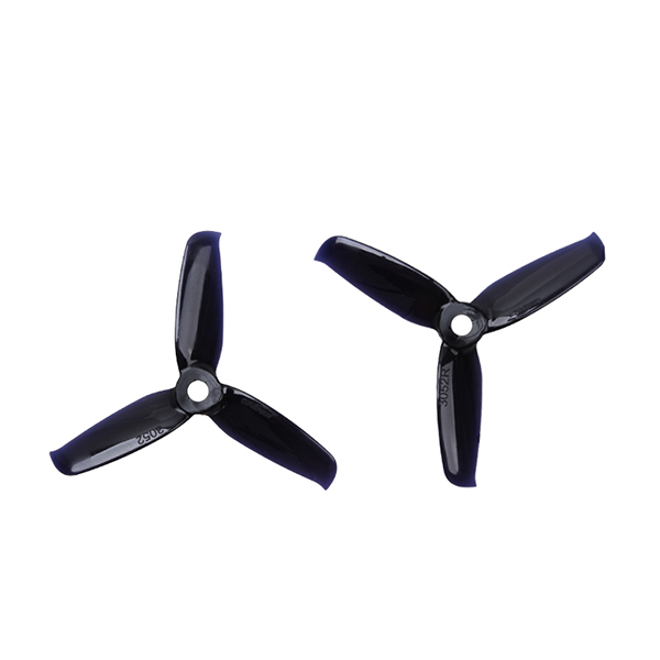 GEMFAN FLASH 3052 / 3 x 5.2" Tri-blade Propeller Set - Black (2C GEMFAN FLASH 3052 / 3 x 5.2" Tri-blade Propeller Set - Black (2C