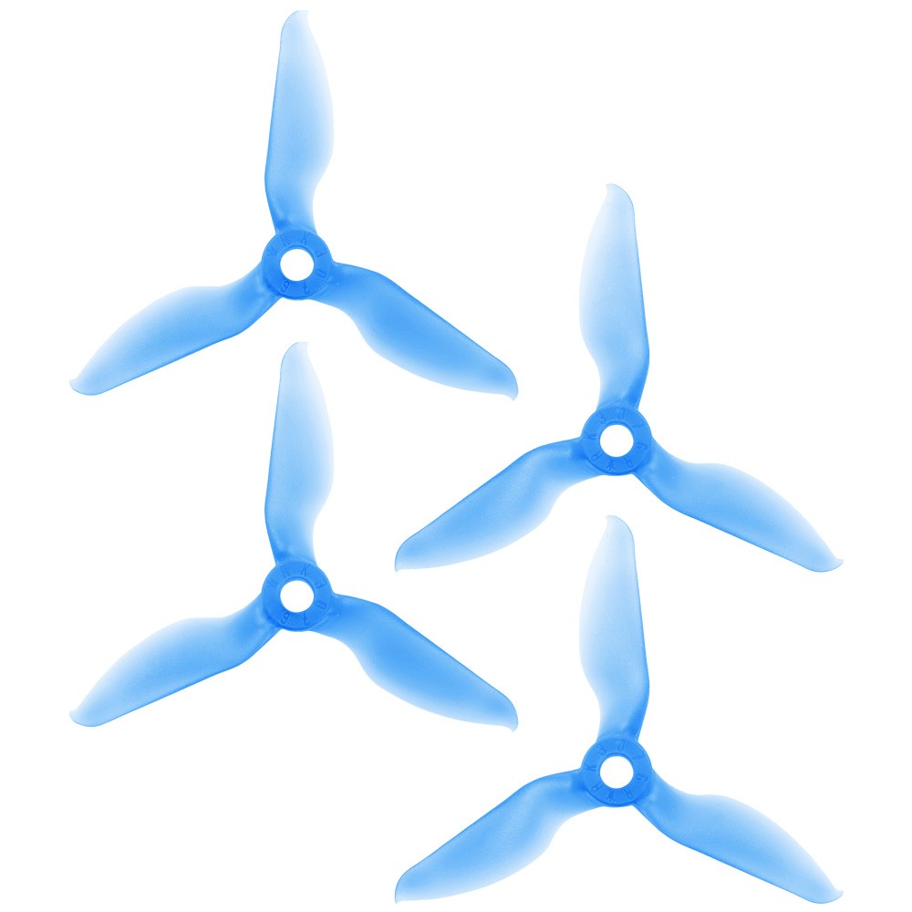 RaceKraft 3076 Tri-Blade (Set of 4 - Clear Blue) RaceKraft 3076 Tri-Blade (Set of 4 - Clear Blue)