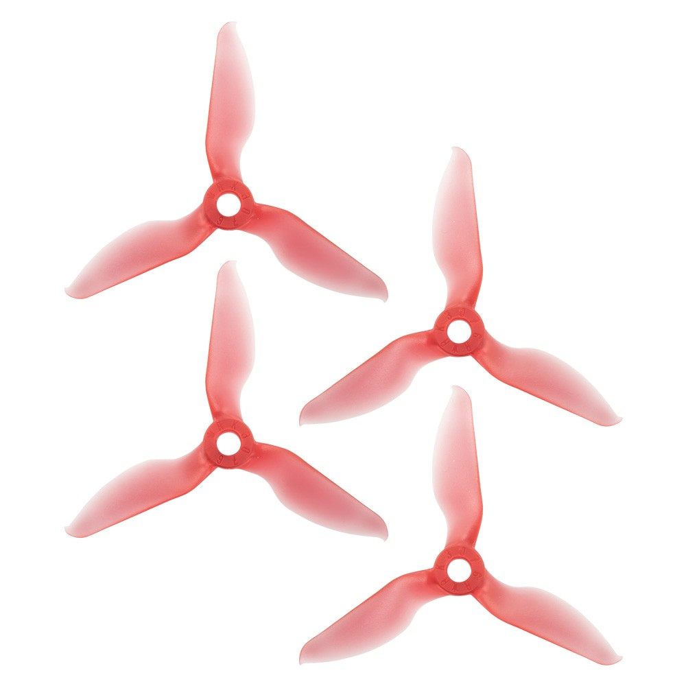 RaceKraft 3076 Tri-Blade (Set of 4 - Clear Red) RaceKraft 3076 Tri-Blade (Set of 4 - Clear Red)