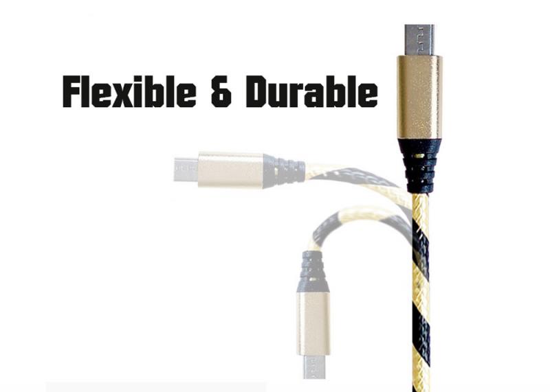 TBS Micro USB Cable - Black/Gold