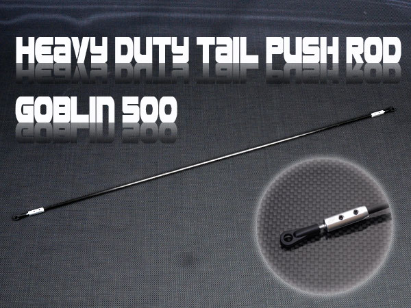 Heli Option Heavy Duty Tail Push Rod -Goblin 500