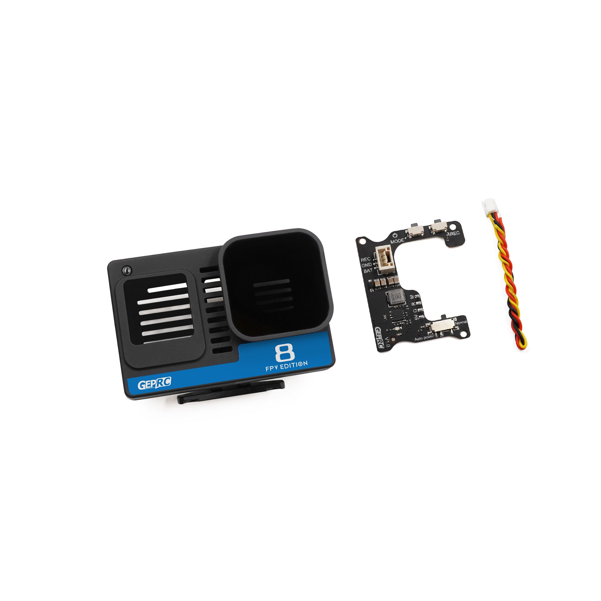 GEP-Naked GoPro Hero 8 Case with BEC Board