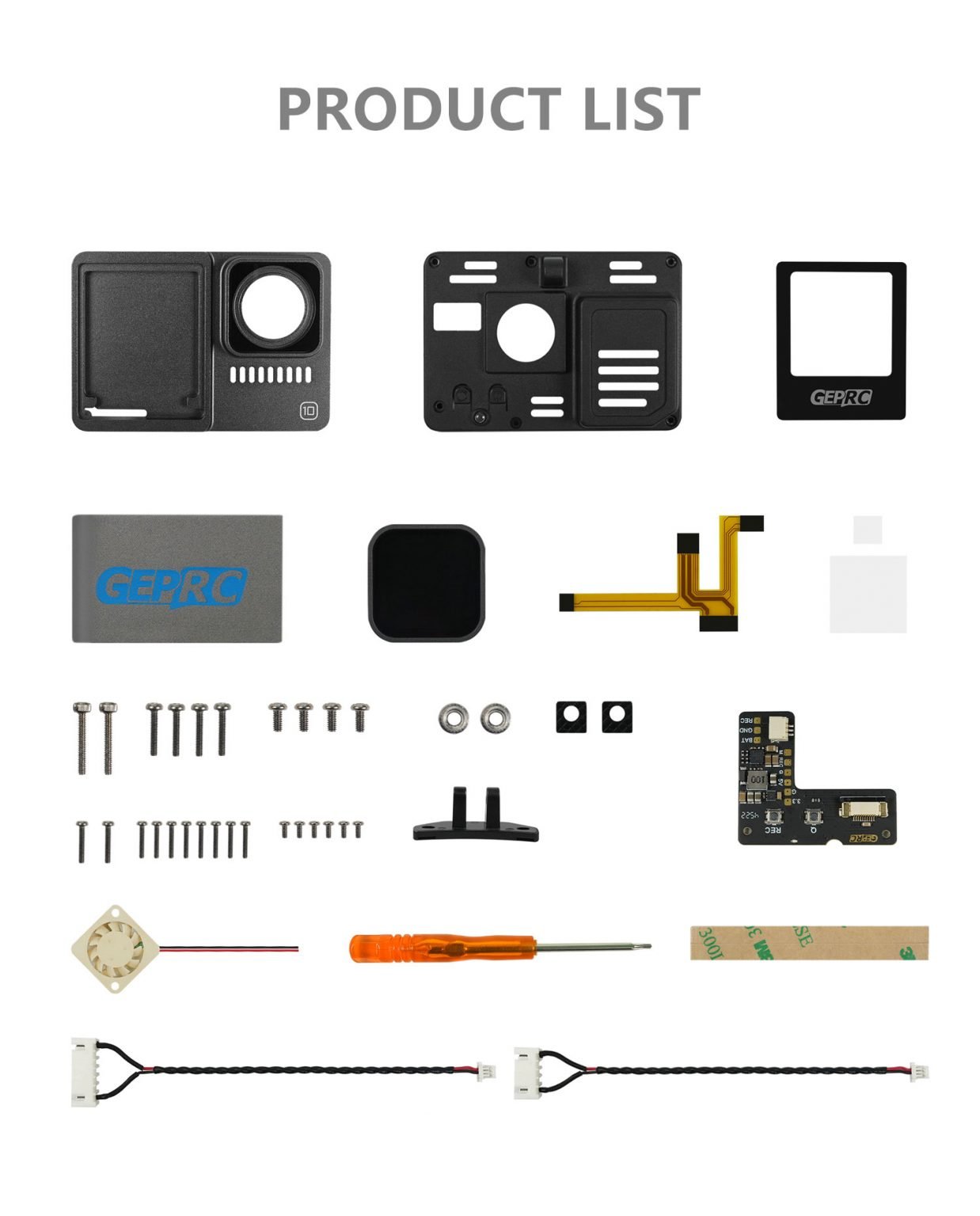 GEPRC Naked Camera GP12 Kits