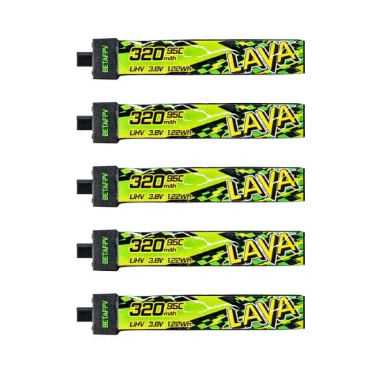BETAFPV LAVA2 1S 320mAh 95C Battery ※5本セット