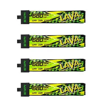 BETAFPV LAVA2 1S 680mAh 95C Battery ※4本セット