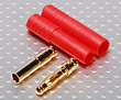 HXT 4mm Gold Connector w/ Protector (2pcs/set)
