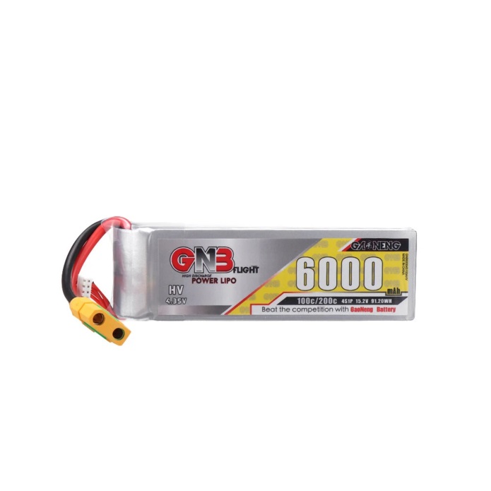 GAONENG HV Lipo Battery 4S6000ｍAh(100C) with XT60 - ウインドウを閉じる