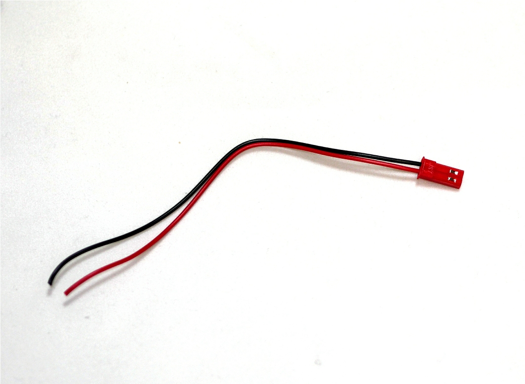 Male JST battery pigtail 10cm length