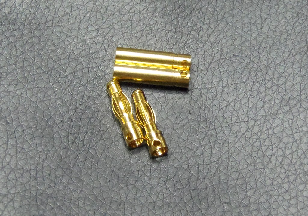 4mm Gold Banana connectors（2ｐｃｓ）