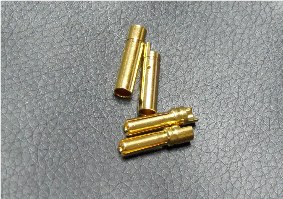 4mm Gold connectors（2ｐｃｓ）