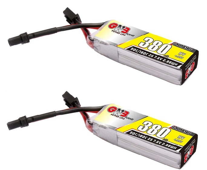 GAONENG HV Lipo Battery 2S 380ｍAh(90C) 2pack
