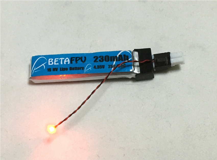 Tiny Whoop用ワンタッチ Mini Led for PH2.0 - Red