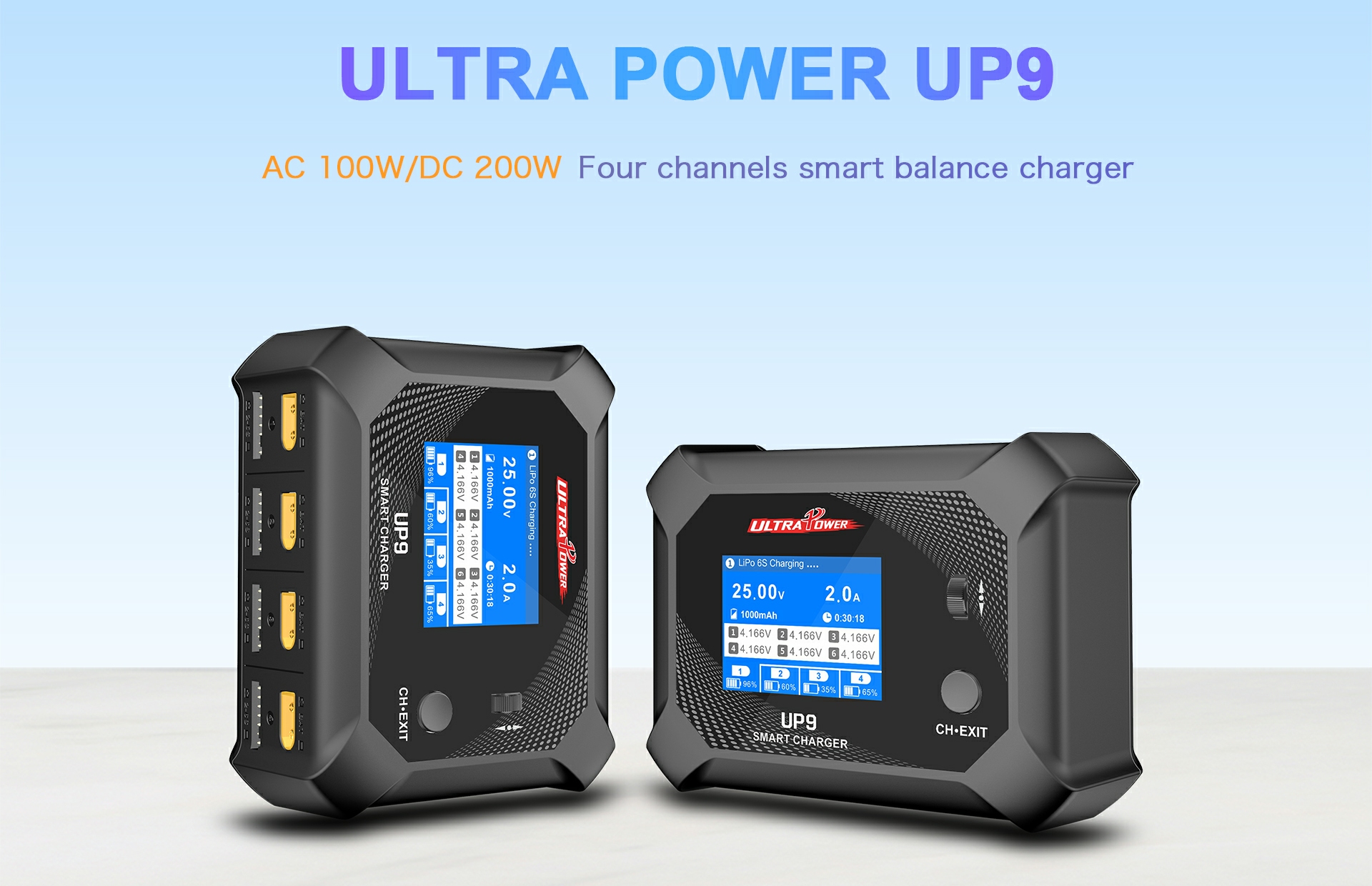 Ultra Power UP9 FOUR 200W AC/DC Charger