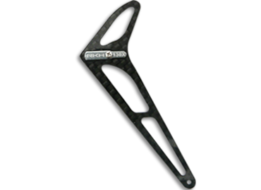 CNC AL Tail Vertical Fin Set Style02 (Silver) - Blade 130X