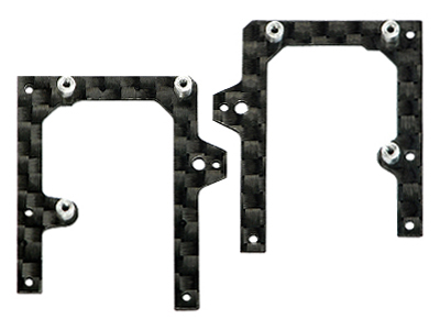 MH Carbon Fiber Main Frame L/R set (for MH-MCPX005/B) - ウインドウを閉じる