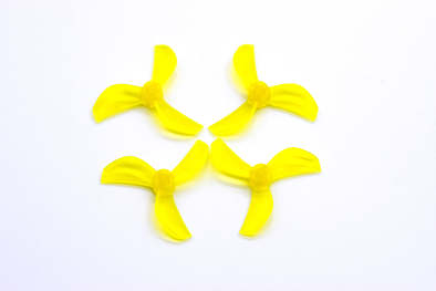 Azi Micro Props (1.0mm Shaft) Yellow