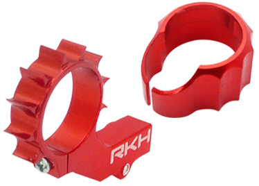 CNC AL 8mm Tail Motor Mount w/Protection Set (Red) - Blade mCPXB