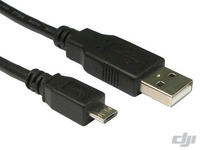 DJI/Acro USB変換ケーブル（USB-A⇔Micro-B:オス）