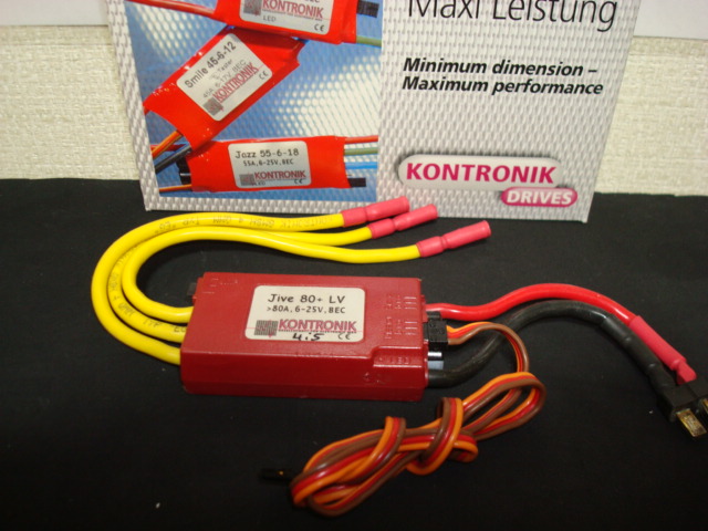 KONTRONIK REGLER JIVE 80+ LV ESC（USED）