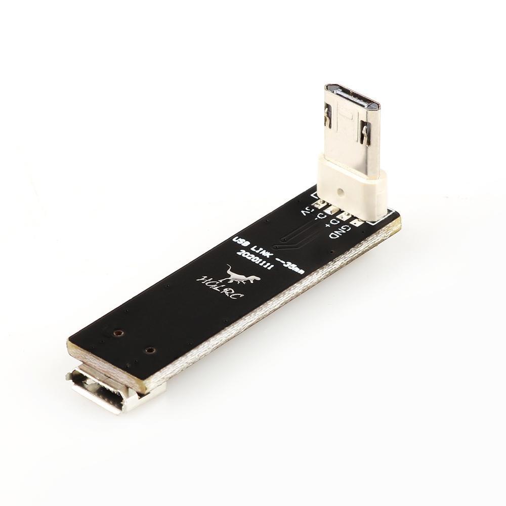 HGLRC Micro USB L型変換アダプター