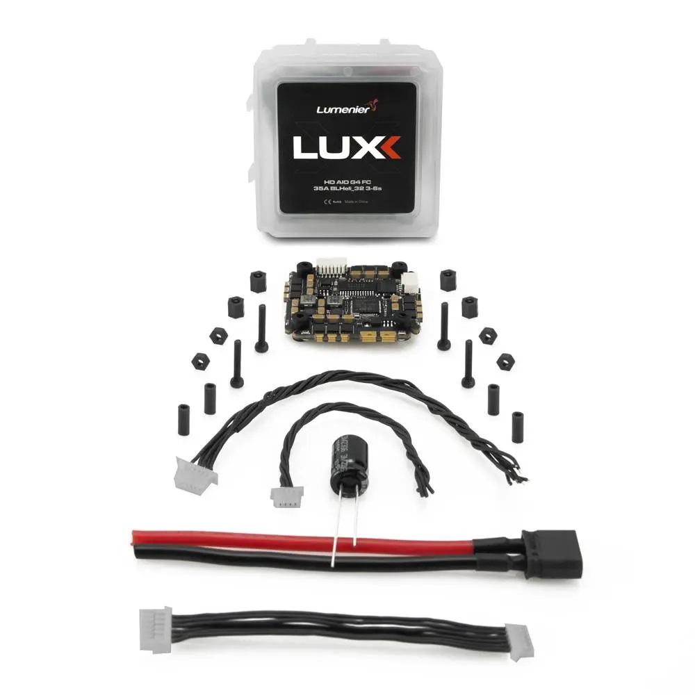 Lumenier LUX HD AIO - G4 FC + 35A BLHeli_32 3-6S ESC　※お取り寄せ