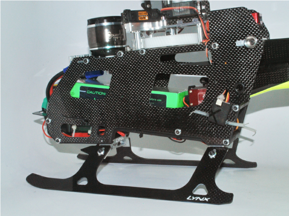 LX0573 - GOBLIN 500 - Ultra Flex Landing Gear Skid - Carbon Fibe - ウインドウを閉じる