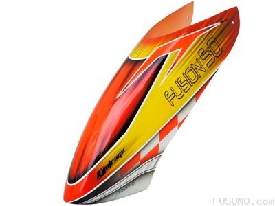 FUC-F503 FUSUNO Red Racing Airbrush Fiberglass Canopy Fusion 50