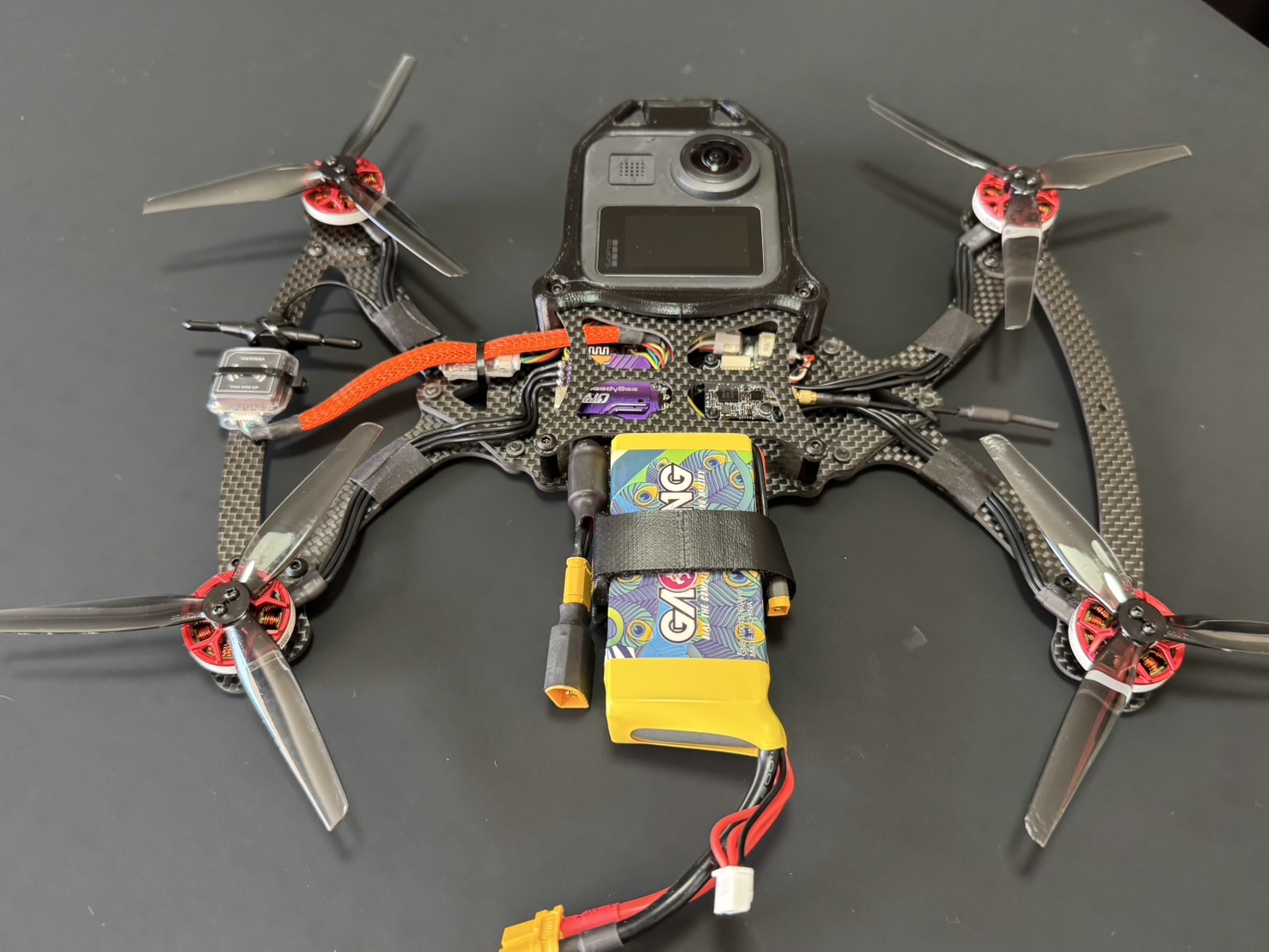Stan FPV Cine-Bird XL5 FPV GoPRO MAX 360度カメラ GPS付ドローン※デモ機